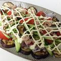 anmegurin's cooksnap of when they made フライパンで焼き茄子のツナマヨおろし添え.