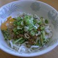 yokos87's cooksnap of when they made 簡単ランチに～納豆うどん♪.