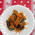 KIWIサークル's cooksnap of when they made 火を使わない★茄子と人参のナムル.
