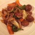 のんののはちみつ's cooksnap of when they made 市販の肉団子で簡単おかず 野菜炒め酢豚風.