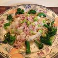 khloe's cooksnap of when they made ひとりランチに＊かいわれツナ大根のパスタ.