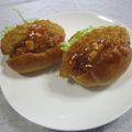 まさたかまま's cooksnap of when they made ✿ミートソースdeコロッケパン✿.