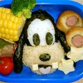 mokaTea's cooksnap of when they made キャラ弁　グーフィー.