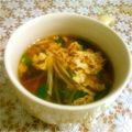 カシマ•リョト's cooksnap of when they made 大葉とミョウガのかき玉汁.