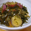 hikochan2's cooksnap of when they made さつま芋と切り昆布の煮物.
