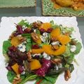 ピーチュケ's cooksnap of when they made ブルーチーズとくるみのサラダ（バルサミコ酢ドレッシング）.