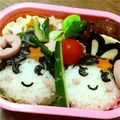 i3298's cooksnap of when they made 七夕 キャラ弁 おりひめとひこぼし☆.