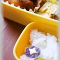 わらし's cooksnap of when they made キャラ弁　簡単♪朝顔の作り方.