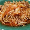 bichoku's cooksnap of when they made 【農家のレシピ】もやしのキムチ炒め.