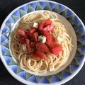 achakobo's cooksnap of when they made トマトの冷製パスタ.