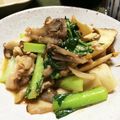 ZOE_asa's cooksnap of when they made 豚こま・エリンギ・小松菜のピリ辛味噌炒め.
