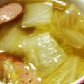 ふちこさんさん's cooksnap of when they made 昆布だしベースの白菜と豚肉のスープ♪.