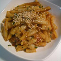 pattymint's cooksnap of when they made ✿ちくわと長いものちょっぴり辛炒め✿.