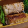 tama-sora's cooksnap of when they made 食べごたえあり♪チーズちくわの肉巻き.
