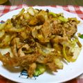 くーまたろう's cooksnap of when they made 豚肉とキャベツのバター醤油BP炒め♪.