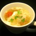 ひさかた's cooksnap of when they made 簡単ヘルシー、ミニトマトと卵のスープ☆.