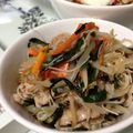 hiaruron's cooksnap of when they made 豚・にら・もやし♪DE♪ビーフン炒め.