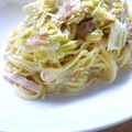 ＣＯＮＣＯＮ's cooksnap of when they made 濃厚☆柚子胡椒クリームパスタ.