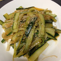Bonitaro's cooksnap of when they made きゅうりとねぎのさっと炒め.