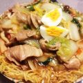 ラブタッチ's cooksnap of when they made 調味料不要！付属ソースであんかけ焼きそば.