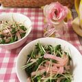 Akeimmy's cooksnap of when they made 味付けいらず☆カイワレとハムのおつまみ.