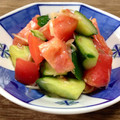 ばぢこ's cooksnap of when they made きゅうりとミニトマトとみょうがの和えもの.
