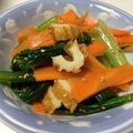 fmfm0807's cooksnap of when they made 小松菜と人参のナムル(ニンニク不使用).