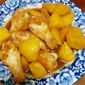 ポーレ's cooksnap of when they made 手羽元とじゃがいもの簡単煮.