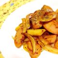 ぽむぽむ★'s cooksnap of when they made ●朝食に！魚ニソと玉葱の中農ソース炒め●.