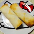 Ri Sa's cooksnap of when they made (^O^)アスパラハムチーズマヨ！春巻き.