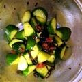 329miki's cooksnap of when they made キュウリの梅たたき.