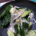 misakitcen's cooksnap of when they made きゅうりと玉ねぎのイタリアン風マリネ.