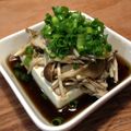になべっち's cooksnap of when they made レンジ＆麺つゆで簡単♬きのこたっぷり豆腐.