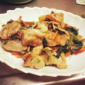 なおころも's cooksnap of when they made ☆鶏肉とほうれん草のオイマヨ炒め☆.