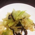 にゃん３９'s cooksnap of when they made キャベツのゴマ塩昆布和え.