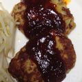 みいみいすけ's cooksnap of when they made 柔らかジューシーなハンバーグ.