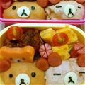 おれんじsun♪'s cooksnap of when they made リラックマ＆コリラックマいなり弁当.