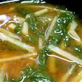 ぐろーばー's cooksnap of when they made サラダ菜の味噌汁.