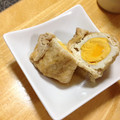 あいこだよ's cooksnap of when they made お揚げと玉子の巾着煮♪.
