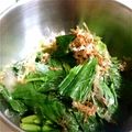 メタボとペンペン's cooksnap of when they made モロヘイヤのおひたし.