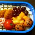 あくび王子まま's cooksnap of when they made ころころウインナーで電車のお弁当♪.