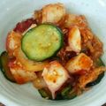 こつぶたん's cooksnap of when they made 簡単！美味しい！タコキムチ！.