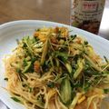 kitchenＫ's cooksnap of when they made 塩レモン◎キュウリとネギのサクサク夏麺.