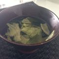 まぐ·͈༝·͈'s cooksnap of when they made レタスとわかめのスープ.