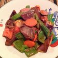 Megみんみん★彡's cooksnap of when they made 茄子とピーマンの豚肉ピリ辛味噌炒め.