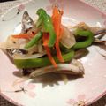 Walnut1107's cooksnap of when they made ノンオイル簡単☆ししゃも南蛮漬け.