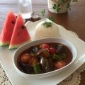 ぐり～んてぃ's cooksnap of when they made ランチプレート✿夏野菜の麻婆チーズカレー.