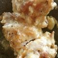 こよよちゃん's cooksnap of when they made 鶏もも肉のにんにくクリームソース.
