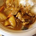 akacyairo's cooksnap of when they made カレー粉で手作り野菜のカレーライス.