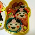まーもちゃん（ω）'s cooksnap of when they made 七夕弁＊キャラ弁＊彦星さまと織姫さま弁当.